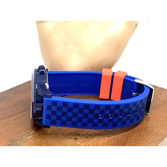 Lacoste Unisex Watch 2020148 Rider Quartz Orange Blue Dial Rubber Band 36mm main image 4